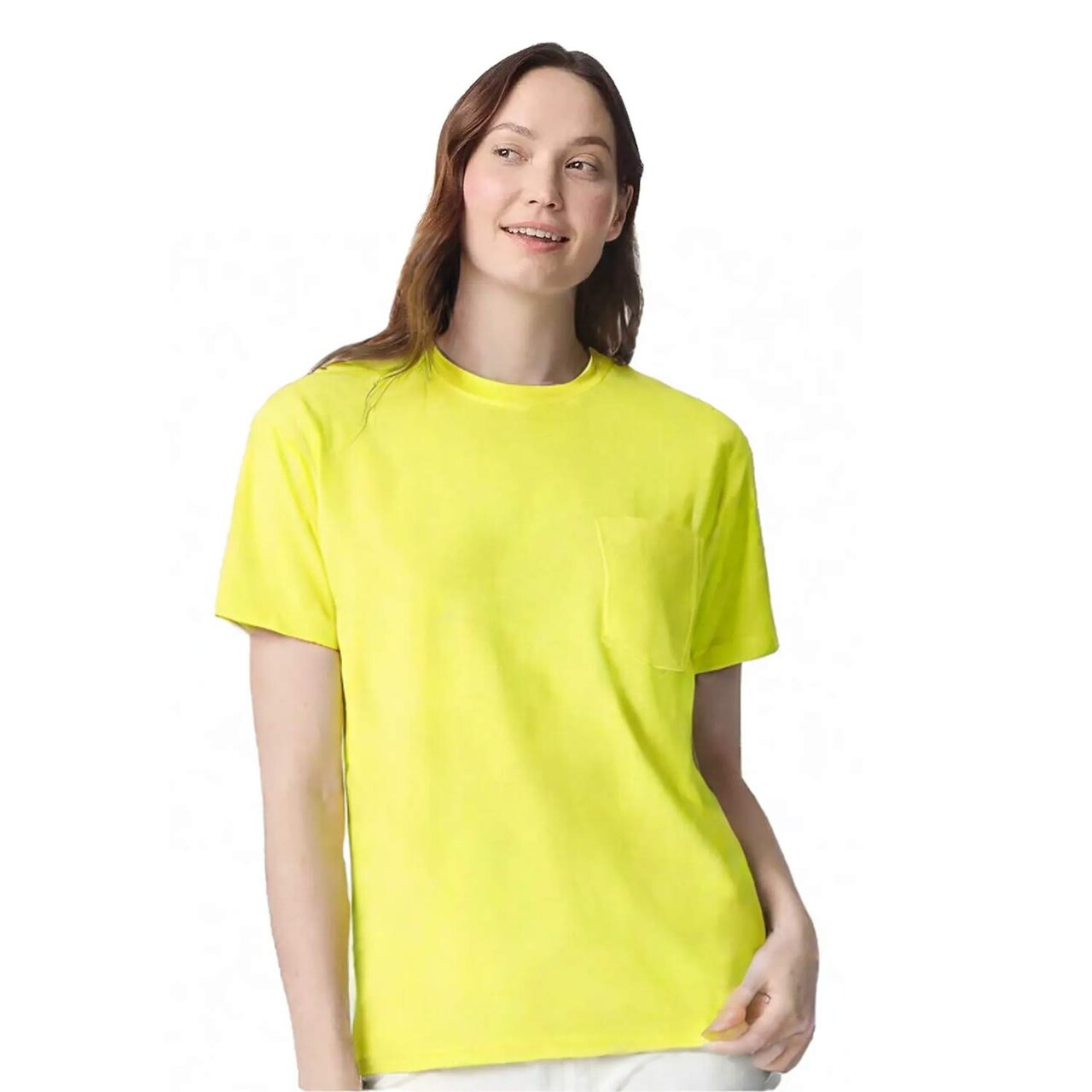 Gildan DryBlend Pocket T-Shirt for Custom Printing, Workwear & Everyday Wear Crewneck Tee